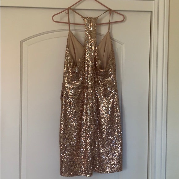 Sparkly sleeveless pink cocktail dress - Picture 2 of 2